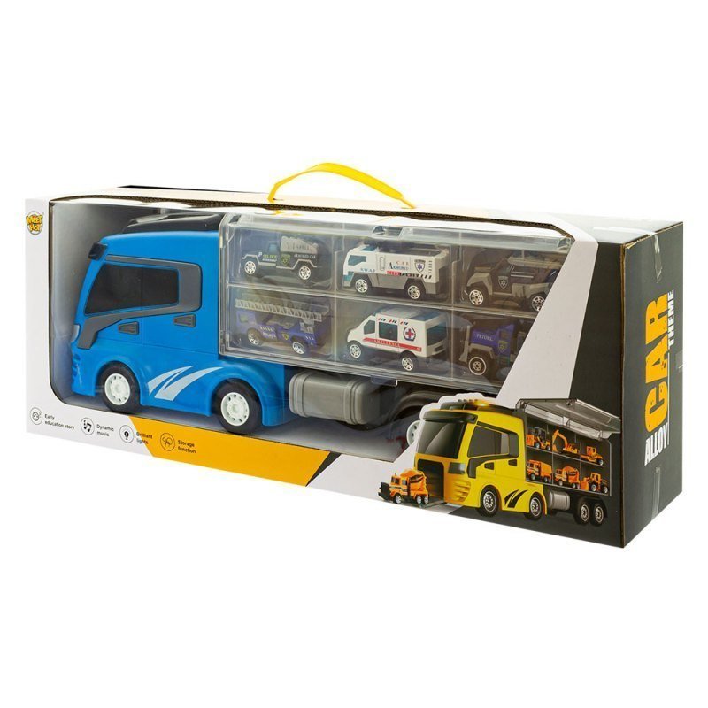 DUZA LAWETA Z AKCESORIAMI POLICJA