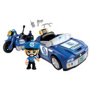 Figurki dla dzieci - Epee PinyPon Action Pojazd z figurką Radiowóz policyjny FPP16057 FPP16057_P - miniaturka - grafika 1