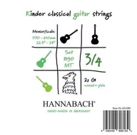 Struny gitarowe  - Hannabach 653088 Klassikgitarrensaiten Serie 890 3/4 Kindergitarre Mensur: 57-61cm - G3 653088 - miniaturka - grafika 1