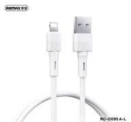 Kable USB - KABEL REMAX LEYA SERIES RC-C093 2.4A USB/LIGHTNING 1M WHITE - miniaturka - grafika 1
