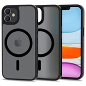 Etui i futerały do telefonów - Tech-Protect Etui MagMat MagSafe do Apple iPhone 11 Czarny Matowy - miniaturka - grafika 1
