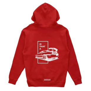 Bluza kangurka IS THAT A SUPRA czerwona-XXL - Odzież do sportów motorowych - miniaturka - grafika 1