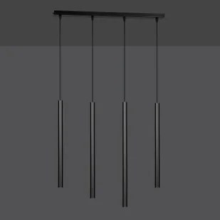 Emibig SELTER 4 BLACK 552/4 lampa wisząca 4x20W/G9 IP20 552/4 - Lampy sufitowe - miniaturka - grafika 6