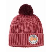 Czapki dla dzieci - Dziecięca czapka zimowa Jack Wolfskin POMPOM BADGE BEANIE K soft pink - S - miniaturka - grafika 1