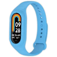 Akcesoria do smartwatchy - Opaska pasek + etui 2w1 Vanfone do Xiaomi Mi Smart Band 8/9, niebieski - miniaturka - grafika 1