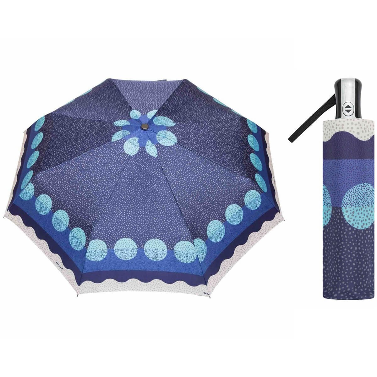Automatyczna parasolka damska Carbon Steel polskiej marki Parasol, elegancka rączka