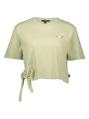 Koszulki i topy damskie - Vans Koszulka w kolorze jasnozielonym - miniaturka - grafika 1