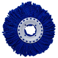 Miotły, szufle, mopy - Końcówka do mopa obrotowego 16 cm niebieska - miniaturka - grafika 1