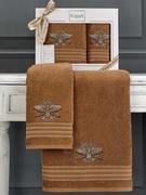 Ręczniki - Zestaw 2 ręczników frotte Kavell Mustard 50x90+70x140 Karna Home - miniaturka - grafika 1