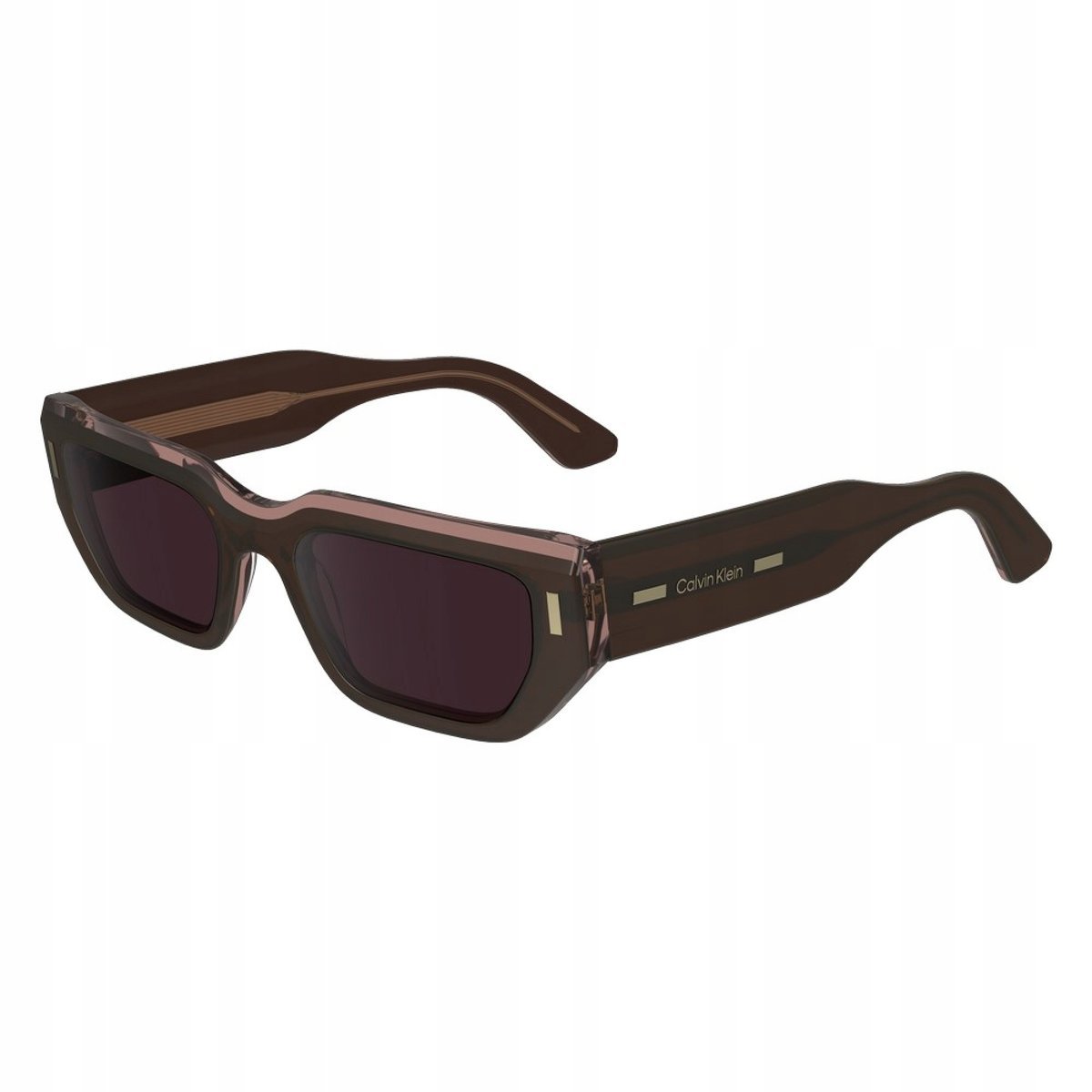 Calvin Klein okulary przeciwsłoneczne CK 24500S 228 Brown Sunglasses Unisex