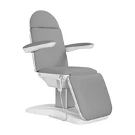 Fotele kosmetyczne - Elektryczny fotel kosmetyczny SILLON Eclipse 3 siln. szary - miniaturka - grafika 1