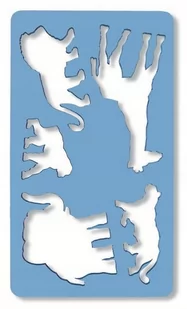 Koh-i-noor SZABLON ZWIERZĘTA LEW 749060 - Linijki, ekierki - miniaturka - grafika 1