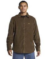 Koszulki męskie - Quiksilver Męski top z długim rękawem Smoke Trail Lina Brown XS - miniaturka - grafika 1