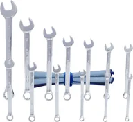 Zestawy narzędziowe - KS Tools 518.0643 Chrome zestaw kluczy płasko-oczkowych Plus, narożników tabletu przy użyciu elastycznych pasków, 13-częściowy, 6  22 MM 4042146119945 - miniaturka - grafika 1