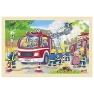 Puzzle - Puzzle Akcja strażacka 24el - puzzle - miniaturka - grafika 1
