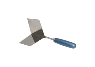 KUBALA Kielnia sztukatorska nierdzewna 97x120mm kąt zewnętrzny, uchwyt drewniany  0913 KUBALA KU0913 - Narzędzia murarskie - miniaturka - grafika 1