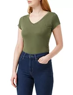 Bluzki damskie - G-STAR RAW Damska bluzka Eyben Slim Top Over barwiona, Zielony (Shadow Olive Gd D21242-b059-d033), S - miniaturka - grafika 1