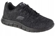 Buty sportowe męskie - Męskie Buty sportowe Skechers Track czarne r. 41 - miniaturka - grafika 1