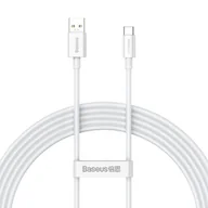 Kable USB - Kabel USB do USB-C Baseus Superior Series, 65W, 2m (biały) - miniaturka - grafika 1