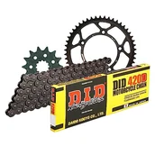 Części motocyklowe - Zestaw łańcuchów DID stal 420D / 112 zapięcie na klips do KTM SX 65 ccm rok produkcji 2002-2011 - miniaturka - grafika 1