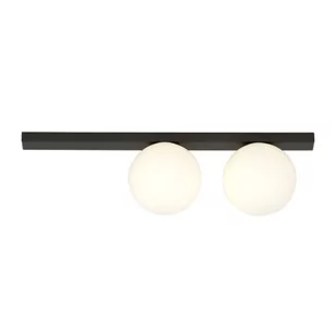 Emibig Fit lampa sufitowa 2-punktowa czarna/biała 1124/2 1124/2 - Lampy sufitowe - miniaturka - grafika 1