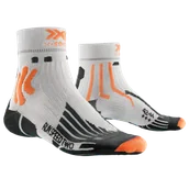 Skarpetki sportowe męskie - XSOCKS skarpety biegowe RUN SPEED TWO 4.0 MEN arctic white/trick orange - miniaturka - grafika 1
