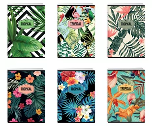Zeszyt A4/80K kratka TROPICAL MIX 10szt) Nowa - Zeszyty szkolne - miniaturka - grafika 1