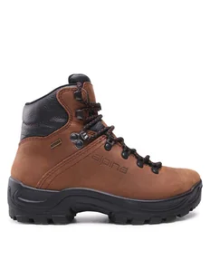 Alpina Trekkingi Tundra 6364-2 Brązowy - Buty trekkingowe damskie - miniaturka - grafika 1