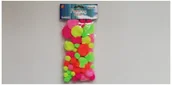 Prace ręczne dla dzieci - Pompony Pom-204 Mix op. 50szt. Aliga - miniaturka - grafika 1