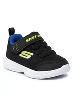 Buty dla chłopców - Skechers Sneakersy Mini Wanderer 407300N/BBLM Czarny - miniaturka - grafika 1