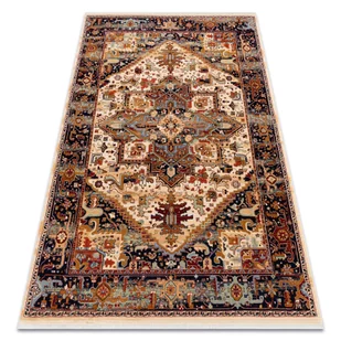 Dywan KESHAN Frędzle, Ornament orientalny 2886/53555 beż / bordo wielokolorowy 200x290 cm - Dywany - miniaturka - grafika 1