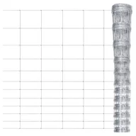 Ogrodzenia - vidaxl Siatka ogrodzeniowa, galwanizowana stal, srebrna, 50x1,6 m! 149509 - miniaturka - grafika 1