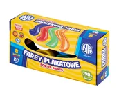 Farby i media malarskie - Farby plakatowe 8 kolorów 20ml ASTRA - miniaturka - grafika 1