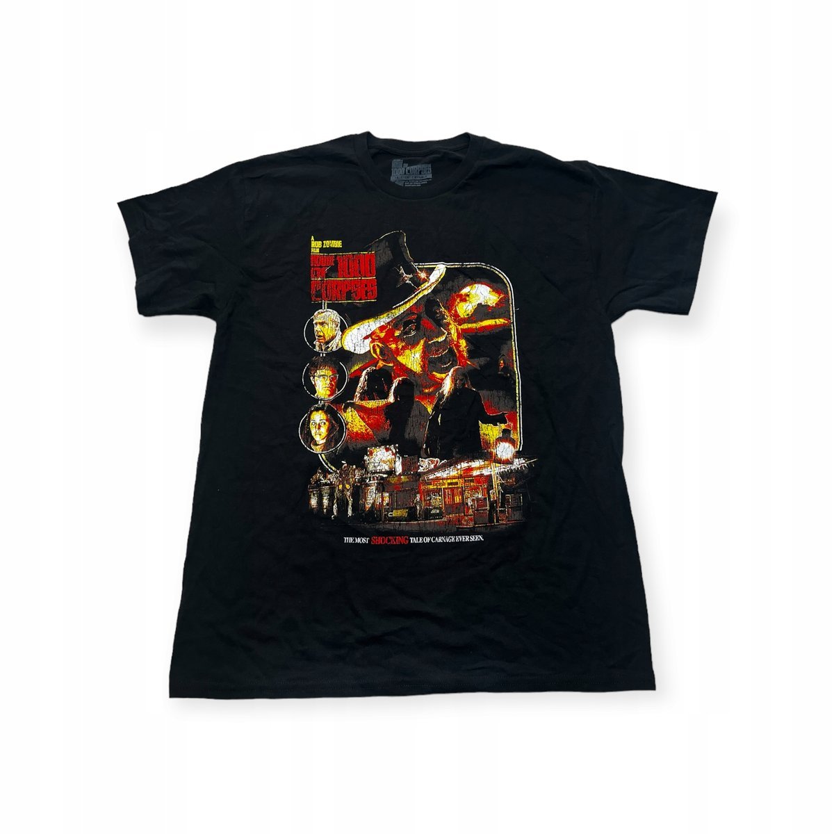 Koszulka T-shirt męski okrągły dekolt SPENCER'S NADRUK L