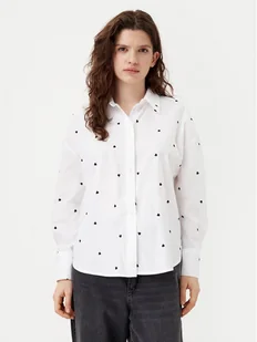 JDY Koszula Nelly 15330490 Biały Loose Fit - Koszule damskie - miniaturka - grafika 1