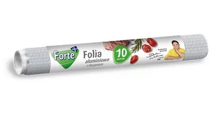 FORTE Folia aluminiowa 10m z tłoczeniem - Folia, papier śniadaniowy, serwetki - miniaturka - grafika 1
