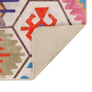 Dywan z możliwością prania, kolorowy, 120x180cm, antypoślizgowy - Dywany - miniaturka - grafika 5