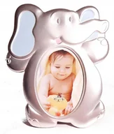 Ramki na zdjęcia - Ramka na zdjęcie dziecięce Słonik 12x8 metalowa - miniaturka - grafika 1