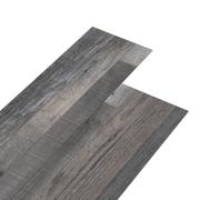 Panele podłogowe - shumee Samoprzylepne panele PVC 5,21 m 2 mm drewno industrialne - miniaturka - grafika 1