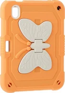 Etui do tabletów - Etui na Apple iPad Mini 6 z Podpórką Pomarańczowy z Motylkiem - miniaturka - grafika 1