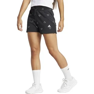 adidas Szorty damskie na co dzień, Czarny, M - Spodenki damskie - miniaturka - grafika 1