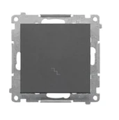 Wyłączniki światła i elektryczne - Wyłącznik schodowy Simon 55 - grafitowy mat - miniaturka - grafika 1