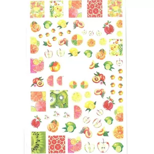 Allepaznokcie Naklejki do paznokci cienkie samoprzylepne Miss Colour Nr F644 - Ozdoby do paznokci - miniaturka - grafika 1