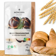 Mąka - MĄKA NA BUŁKI BEZGLUTENOWE ŚNIADANIOWE ZE SKRZYPEM POLNYM moncana 760 g - miniaturka - grafika 1