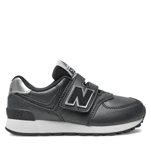 Sneakersy New Balance PV574FM Czarny - Buty dla dziewczynek - miniaturka - grafika 1