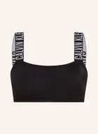 Stroje kąpielowe - Calvin Klein Góra Od Bikini Bustier Intense Power schwarz - miniaturka - grafika 1