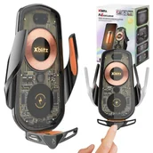 Uchwyty samochodowe do telefonów - Xblitz Automatyczny Uchwyt Samochodowy Z Funkcją Bezprzewodowego Ładowania FX6 Exclusive - miniaturka - grafika 1