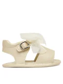 Buty dla dziewczynek - Mayoral Sandały 9084.44 Złoty - miniaturka - grafika 1