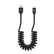 Kable USB - Tellur Data Cable Extendable Usb To Type-C, 3A, 1.8M, Black - miniaturka - grafika 1