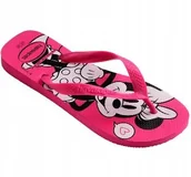 Klapki i japonki damskie - Havaianas Japonki Dziecięce Różowe Myszka Minnie 23-24 Ż7E - miniaturka - grafika 1